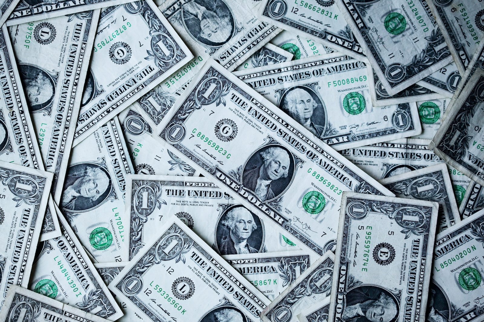 seniors save money, 1 U.S.A dollar banknotes